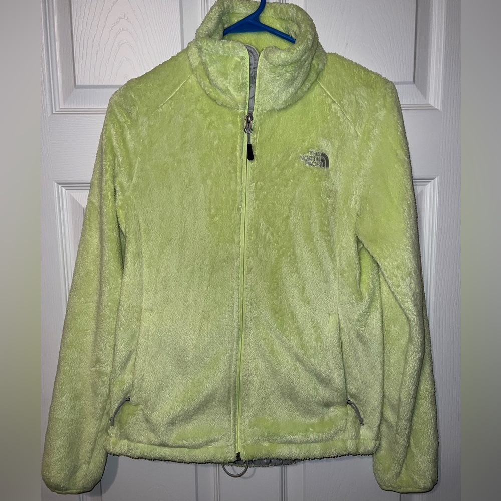 The North Face women’s fuzzy zip jacket size Small